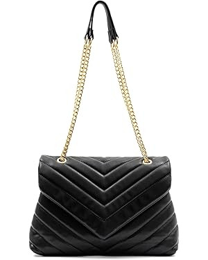 PRETTYGARDEN Women’s Fashion Crossbody Bags Lightweight Adjustable Chain Strap Quilted Designer... | Amazon (US)