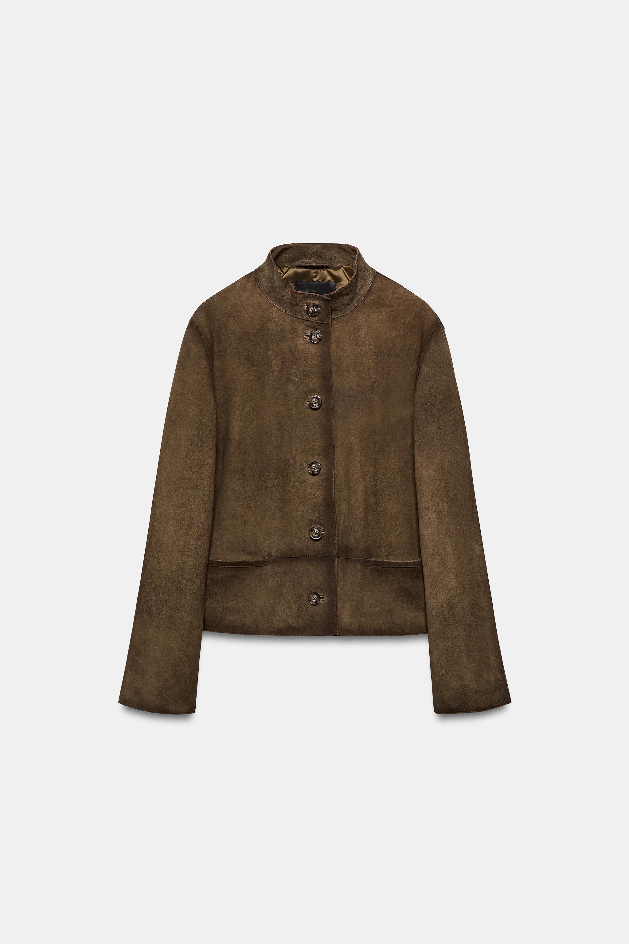 100% LEATHER JACKET ZW COLLECTION LIMITED EDITION | Zara US