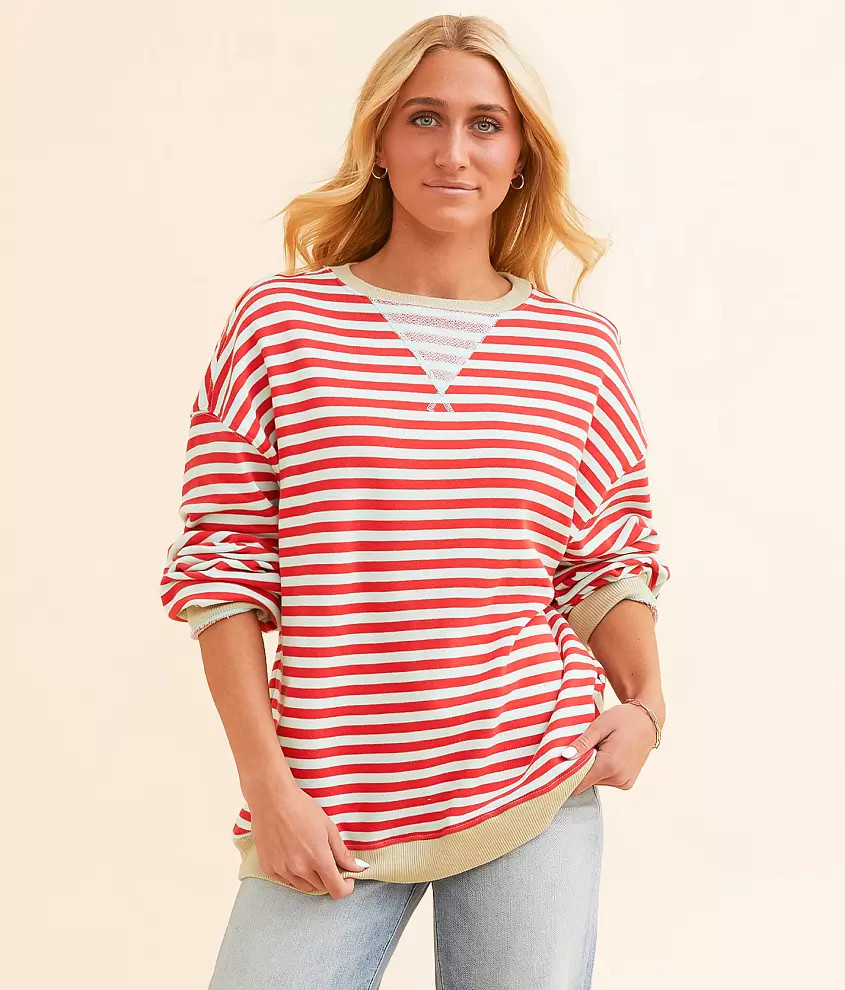 Striped Pullover | Buckle