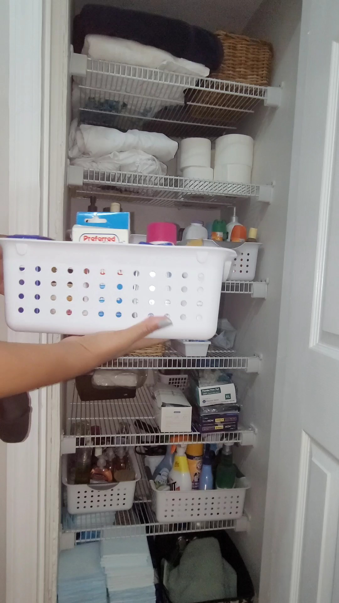 These Sterilite medium baskets are an easy organization win. The open-top design makes grabbing items simple, and the clean white look works in any space. Perfect for pantries, bathrooms, closets, offices, or toy storage to keep everything neat and clutter-free.

#LTKHome #LTKdayinmylife