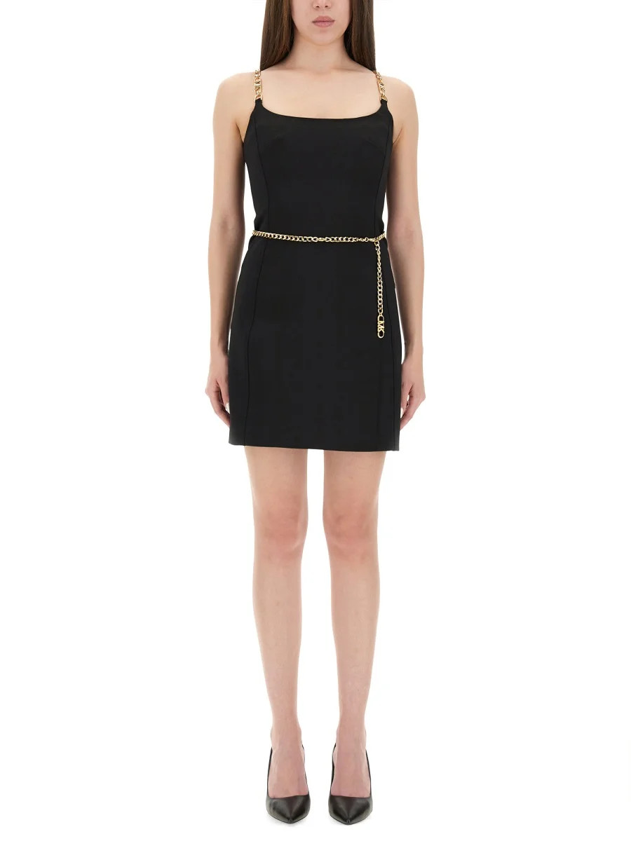 Michael Michael Kors Chain Strap Belted Bustier Mini Dress | Cettire Global