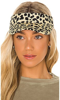 Loeffler Randall Rhonda Bow Visor in Leopard from Revolve.com | Revolve Clothing (Global)
