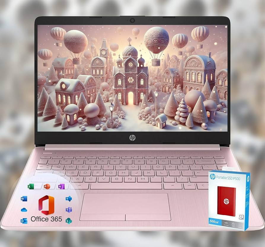 HP 14 Laptop • Back to School Limited Edition with Microsoft 365 • 4-Core Intel CPU • 8GB R... | Amazon (US)
