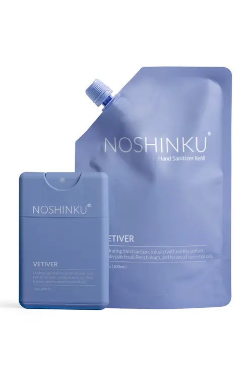NOSHINKU Rejuvenating Hand Sanitizer & Refill Set in Blue at Nordstrom, Size 4.1 Oz | Nordstrom