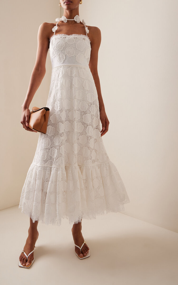 Villanelle Embroidered Lace Maxi Dress | Moda Operandi (Global)