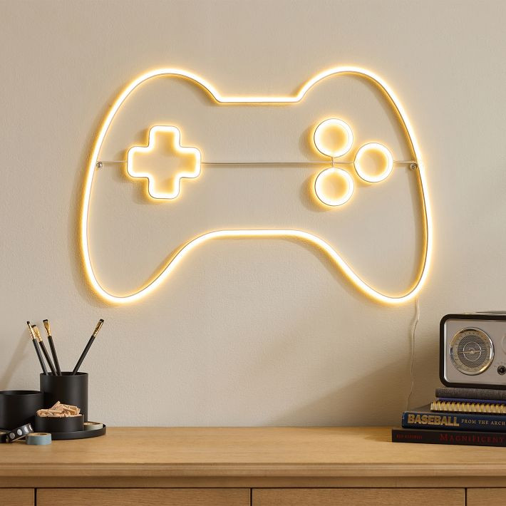 Controller Neon Sign | Pottery Barn Teen