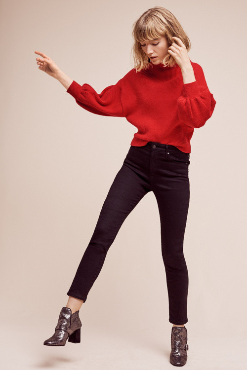 Balloon-Sleeve Pullover | Anthropologie (US)