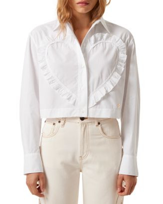 Heart Shaped Ruffle Shirt | Bloomingdale's (US)