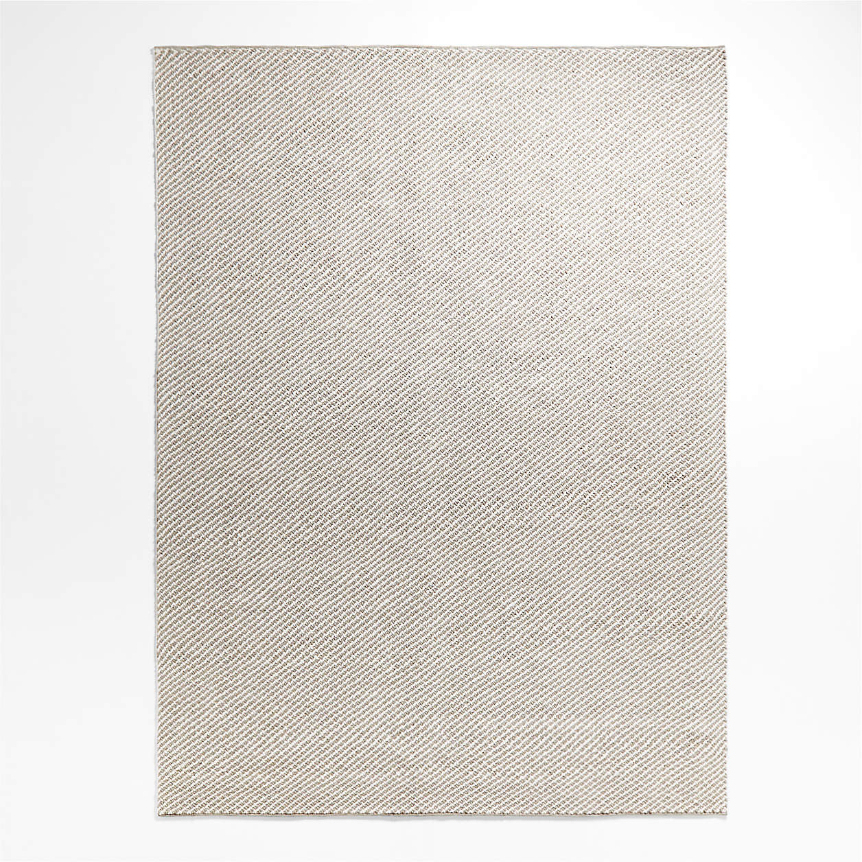 Genoa Performance Handwoven Charcoal Grey Indoor/Outdoor Area Rug 6'x9' + Reviews | Crate & Barre... | Crate & Barrel