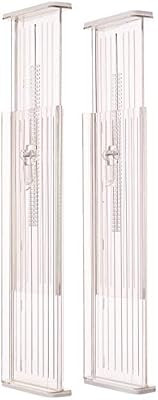 iDesign Linus Plastic Adjustable Deep In Drawer Dividers for Storage, Organization, Utensils, Kit... | Amazon (US)