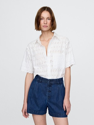 Gap × DÔEN Adult Eyelet Shirt | Gap (US)