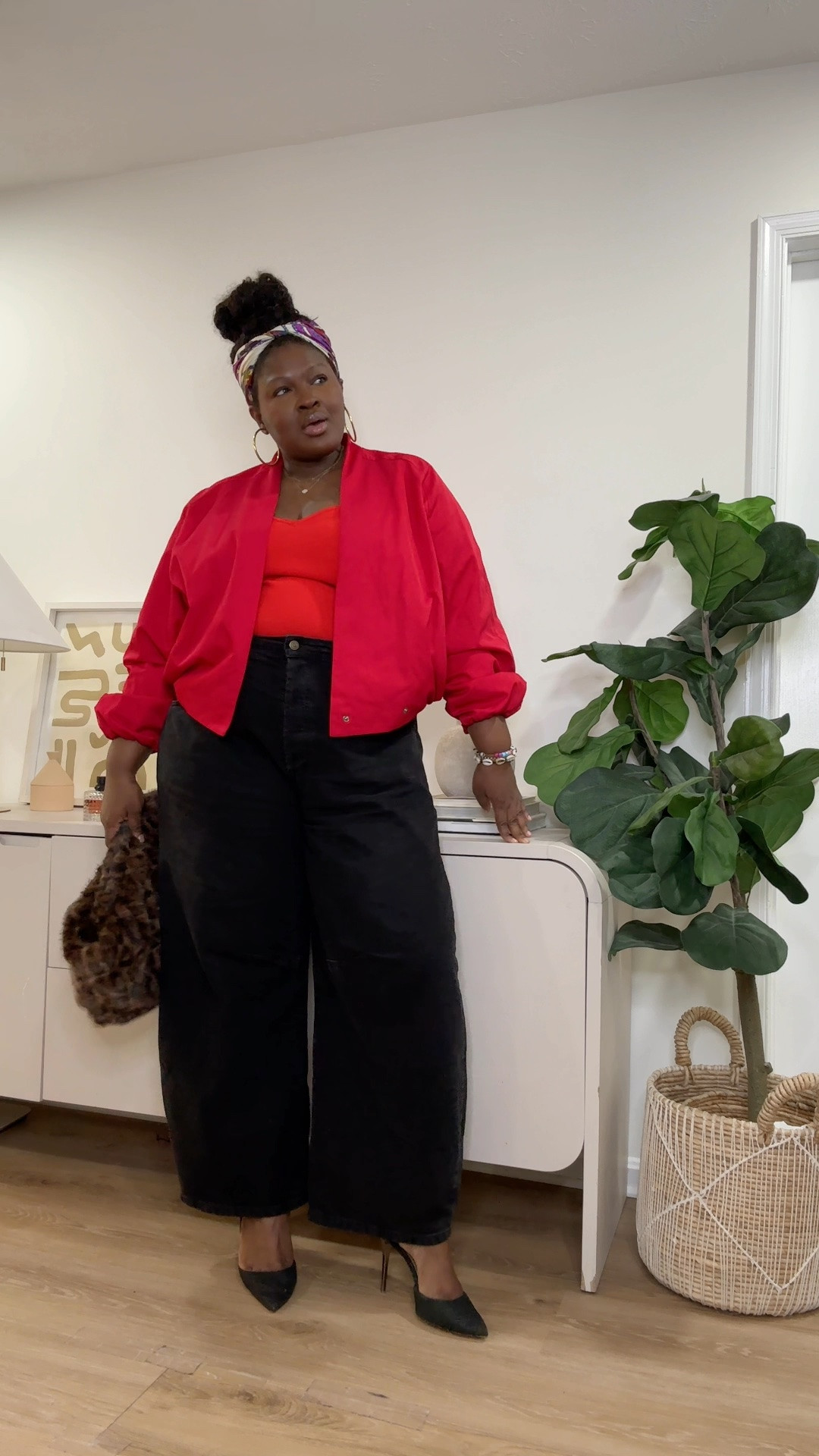 Sometimes the best outfits come from simple pieces styled together. A bright pop of color paired with classic black creates a polished look that works for brunch, office days, or a night out. fall outfit ideas, plus size fashion, curvy outfit ideas, wide leg pants outfit, black pants outfit, statement jacket, colorful jacket, casual chic outfit, elevated casual style, everyday outfit ideas, workwear outfit, fall wardrobe essentials, stylish outfit ideas, capsule wardrobe, midsize fashion

#LTKootd #LTKSeasonal #LTKMidsize