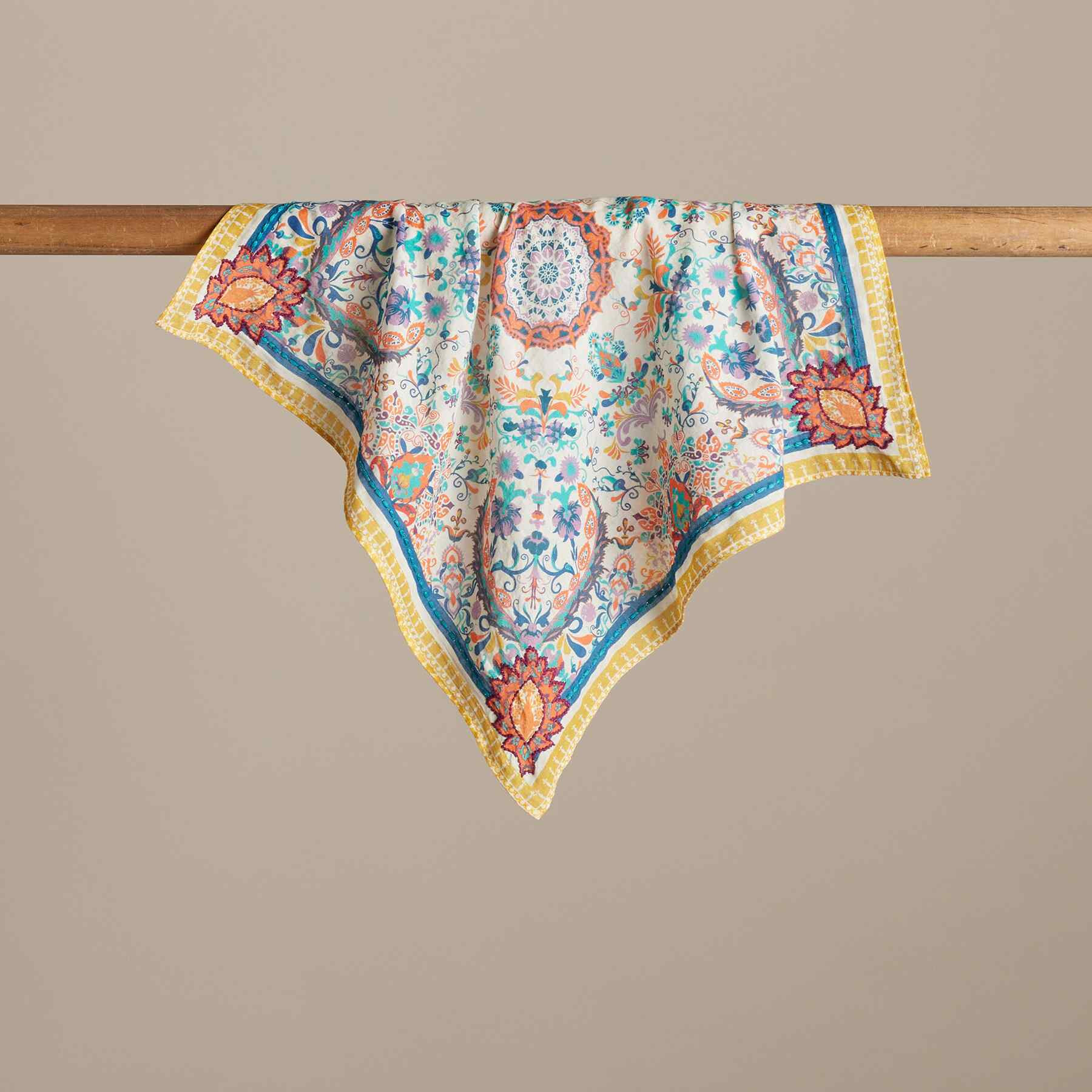 Garden Party Aster Bandana | Sundance Catalog