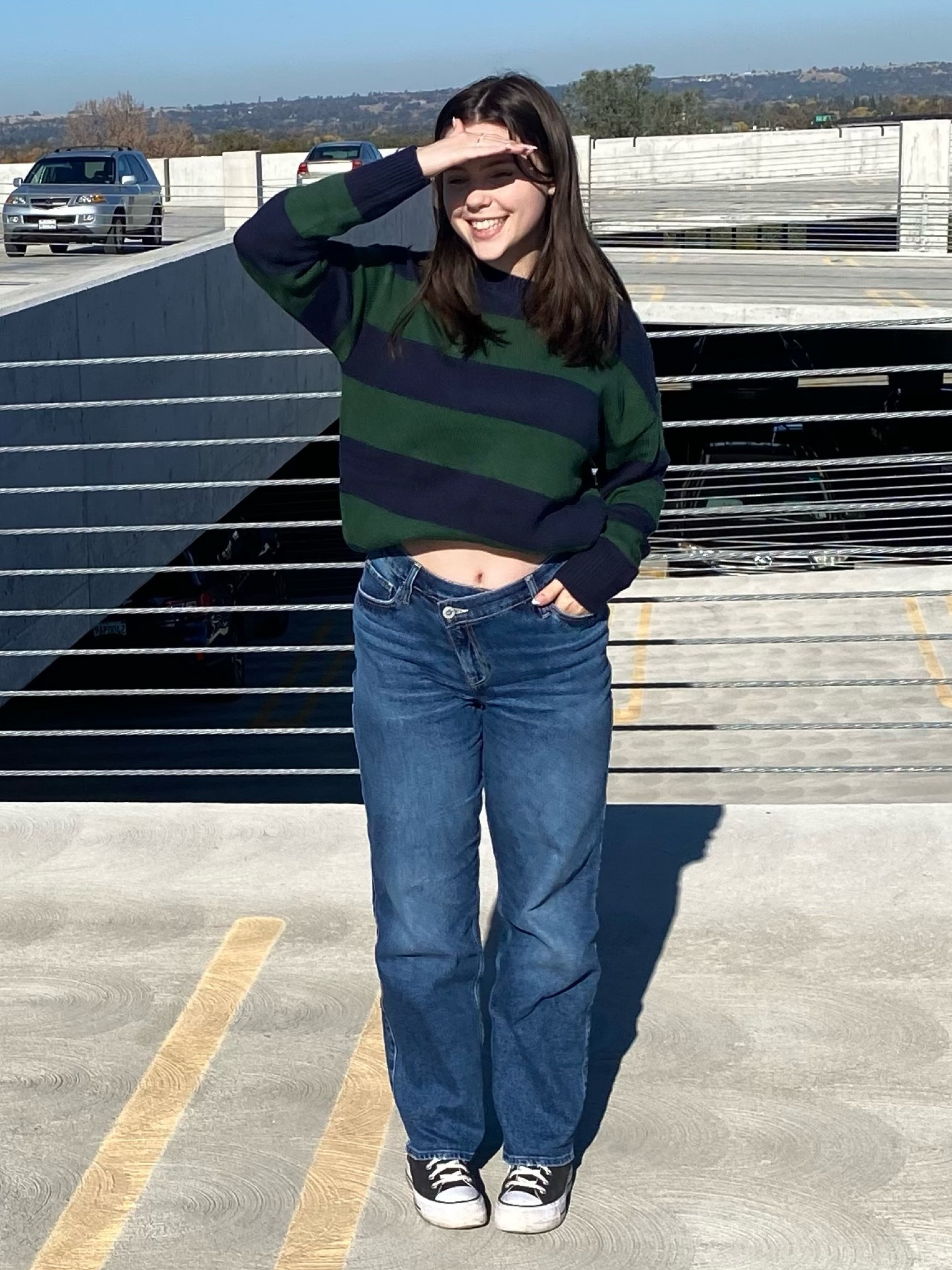 Cute & casual winter outfit inspo!🫶

Sizing:
- jeans are true to size, wearing a 4
- size up in sweater, wearing a medium
- size down 1/2 in converse

college fashion / college outfits / college class outfits / college fits / college girl / college style / college essentials / amazon college outfits / back to college outfits / back to school college outfits / college tops / Neutral fashion / neutral outfit / Clean girl aesthetic / clean girl outfit / Pinterest aesthetic / Pinterest outfit / that girl outfit / that girl aesthetic / Winter outfits / winter fashion 2023 / winter outfits 2023 / winter outfits women / winter outfit inspo / winter outfit ideas / womens winter outfits / winter outfit inspirations / cute winter outfits / casual winter outfits / winter fashion 2023 / winter fashion trends / womens winter fashion / edgy winter fashion / Hollister jeans / Hollister / shein sweaters / sweater outfits / Shein outfits / Shein haul / Shein finds / shein basics / Shein back to school / Shein clothes / Shein fashion / Shein teen / Shein fall outfits / Shein fall / shein winter outfits / shein winter


#LTKstyletip #LTKfindsunder100 #LTKfindsunder50