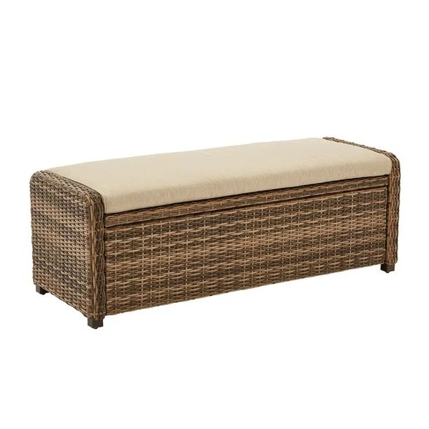 Better Homes & Gardens Hawthorne Park Outdoor Storage Ottoman | Walmart (US)