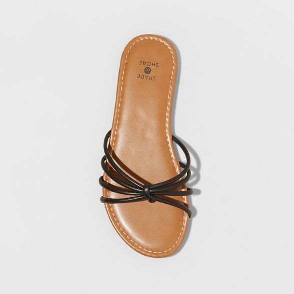 Women's Eliza Knotted Strappy Sandals - Shade and Shore™ | Target