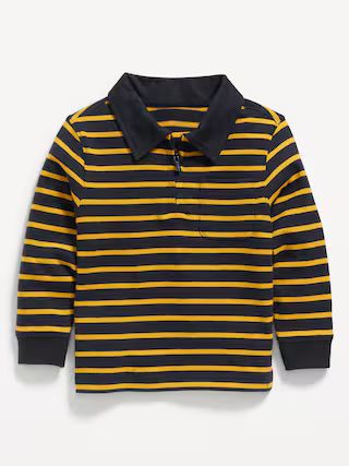 Long-Sleeve 1/4-Zip Polo Shirt for Toddler Boys | Old Navy (US)