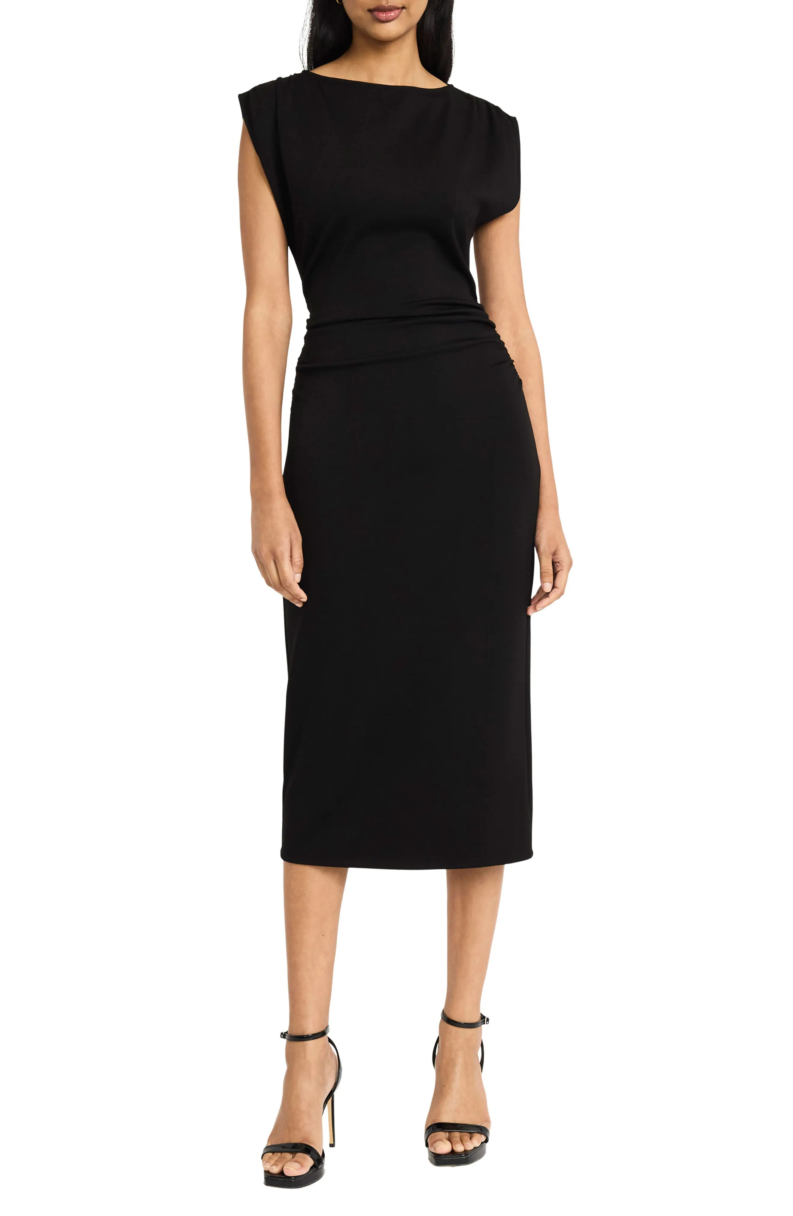 Ruched Cap Sleeve Dress (Women) | Nordstromrack | Nordstrom Rack