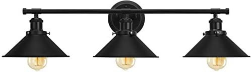 Bathroom Vanity Light Fixtures,Farmhouse Wall Sconce Industrial Kitchen Wall Lighting with Matte ... | Amazon (US)