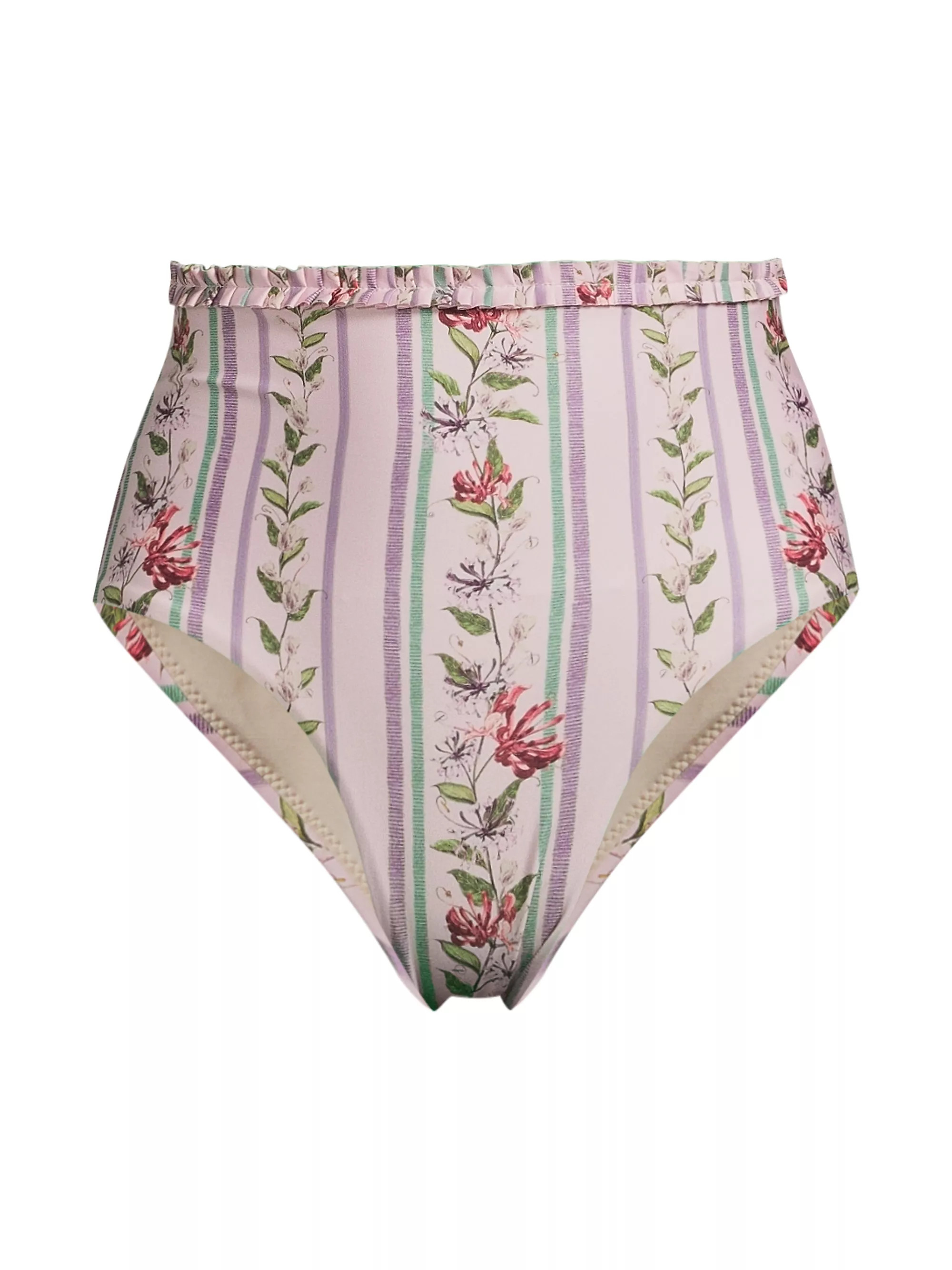 Nopal Floral Stripe Bikini Bottom | Saks Fifth Avenue