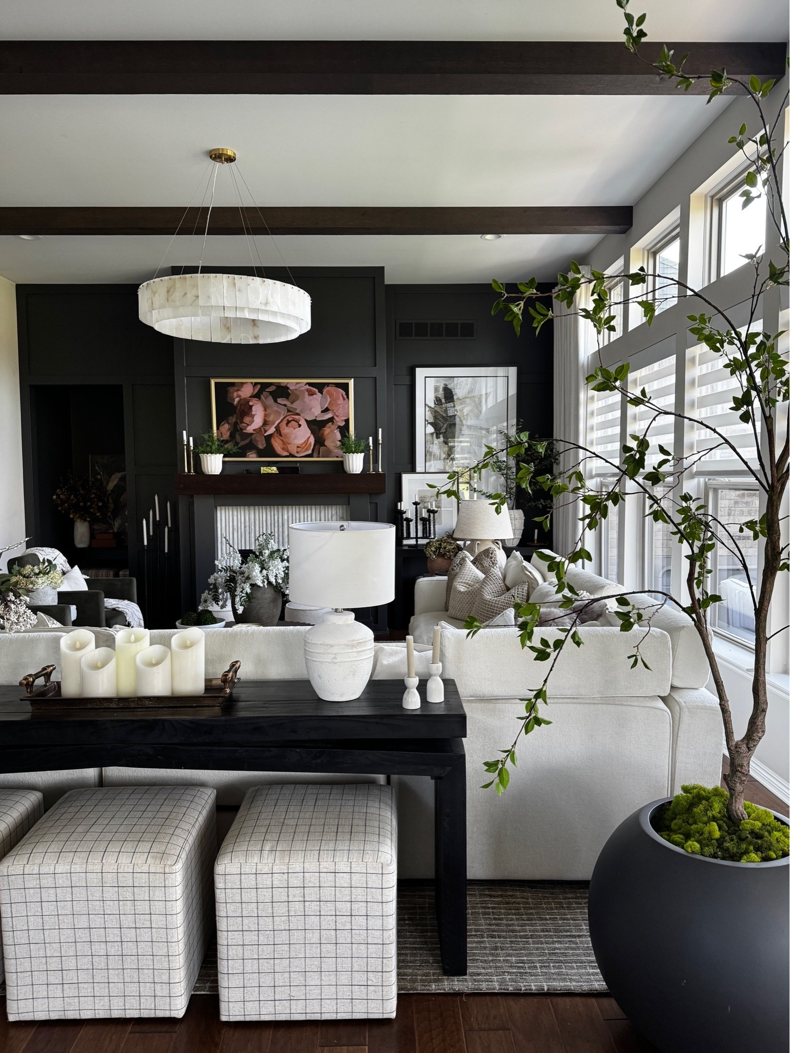 #ad If you love this look, you can recreate my living room with the exact pieces or similar ones all from @Wayfair. They have so many options to help you create a warm, timeless space at every budget. Be sure to check them out! #Wayfair #WayfairPartner