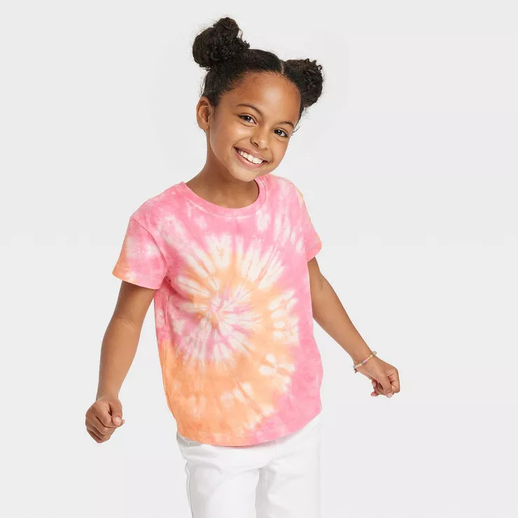 Girls' Tie-Dye Short Sleeve T-Shirt - Cat & Jack™ | Target