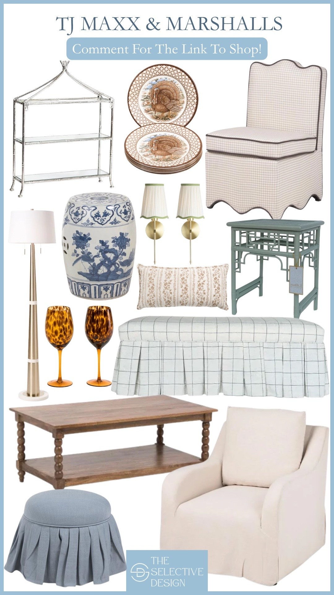 So many pretty and affordable grandmillennial home decor finds at Tj Maxx and Marshall’s right now! 

Grandmillennial home decor | Grandmillennial living room | affordable home finds | classic home | preppy home

#LTKHome #LTKSaleAlert