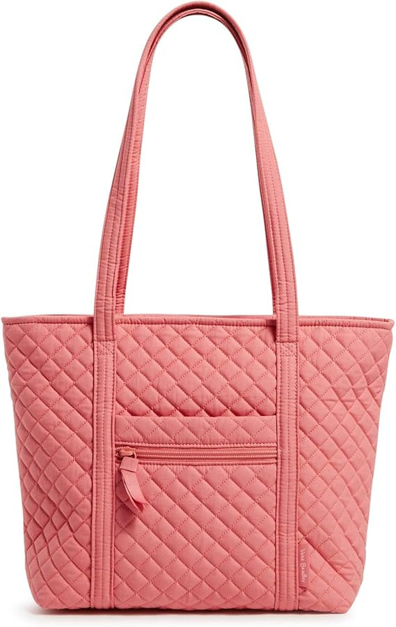Vera Bradley Women's Cotton Small Vera Tote Bag | Amazon (US)
