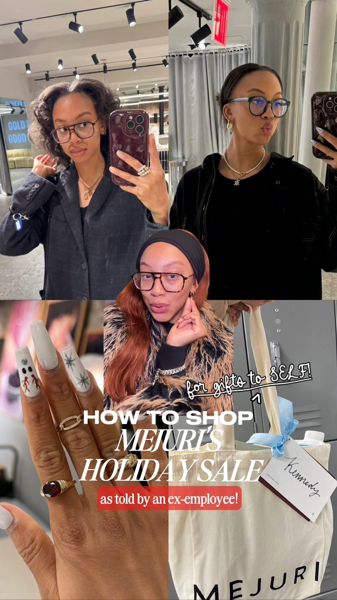 MY MEJURI HOLIDAY SAVING EVENT GUIDE as a ex-employee!! 🎁🫂GIFTS TO SELF EDITION because you said you sneak in a lil something for you while you toss of folks on your holiday gift list? 🤭✨

featuring some my favorites, sale strategies that help you shine bright & your pockets feel right 🙂‍↔️🤏🏽 with some gift guide inspo using their holiday bundle for 2 for 1 specials! 

💎 swipe through all links products below 👇🏽



keyword- Black Friday cyber Monday jewelry sale gifts for her BFCM mejuri sale diamond sale tween gifts video gift guide Trendsetter 

#LTKHoliday #LTKCyberWeek #LTKGiftGuide