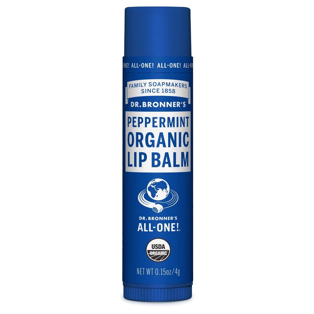 Dr. Bronner's Organic Lip Balm Peppermint - .15oz | Target