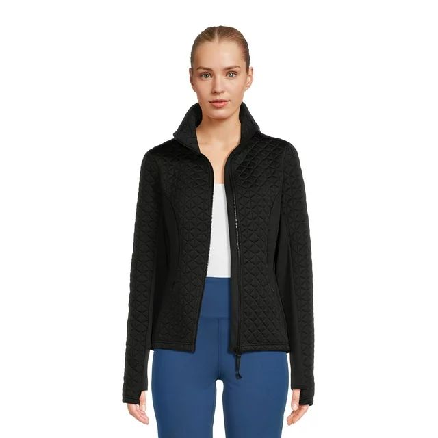 Avia Women's Quilted Jacket With Thumbholes | Walmart (US)