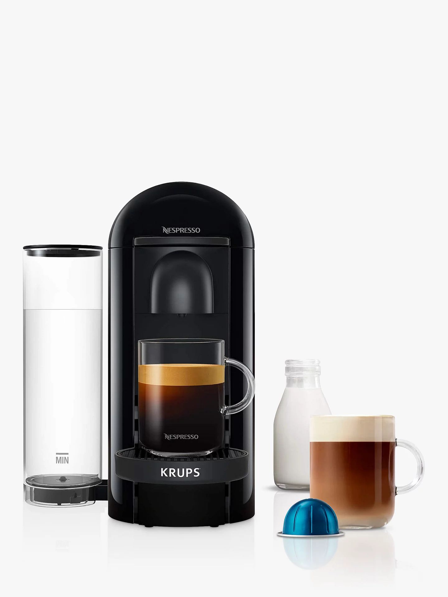 Nespresso Vertuo Plus XN903840 Coffee Machine by Krups with Pods | John Lewis (UK)