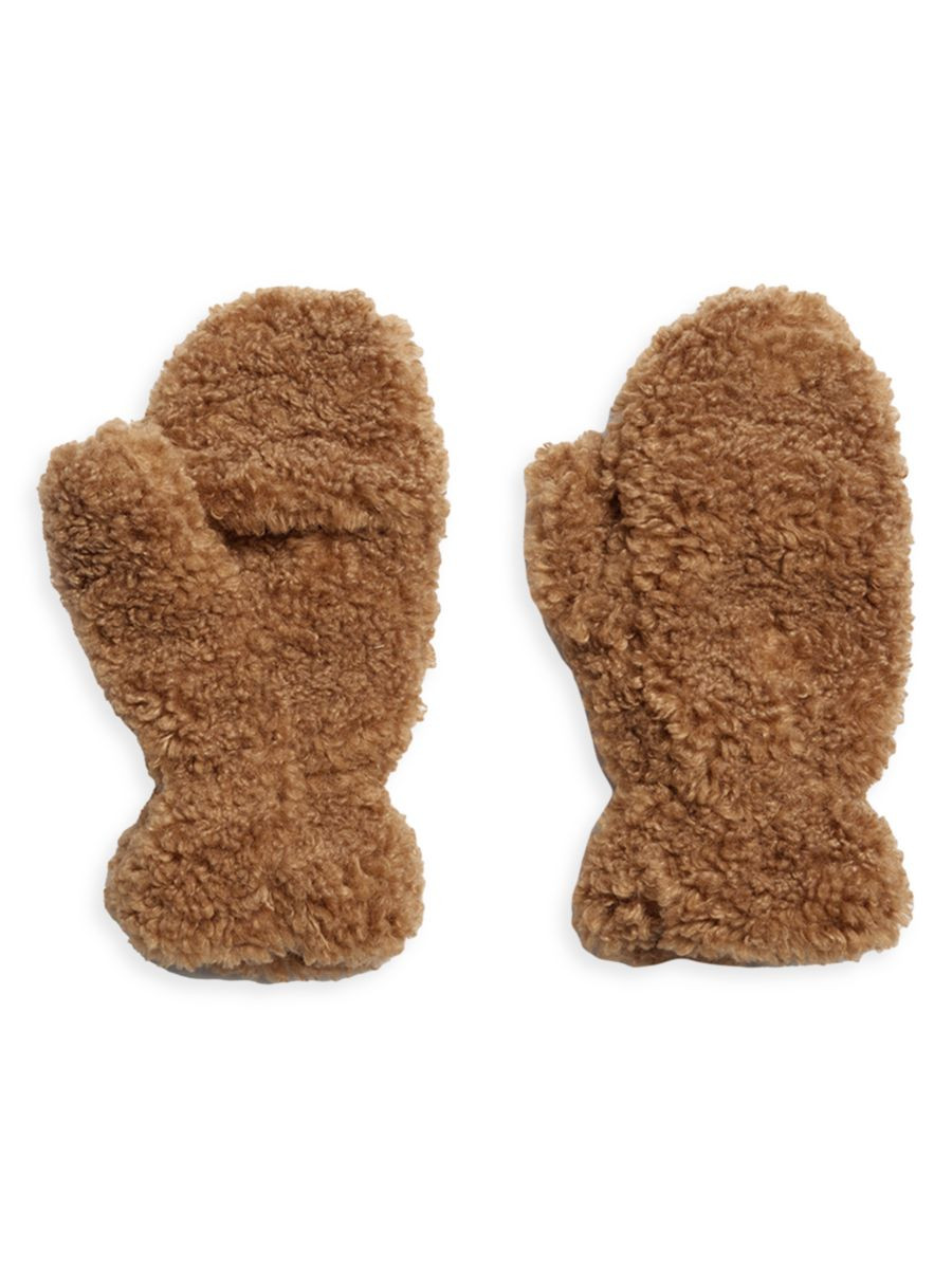 Coco Luxe Teddie Flip-Top Mittens | Saks Fifth Avenue