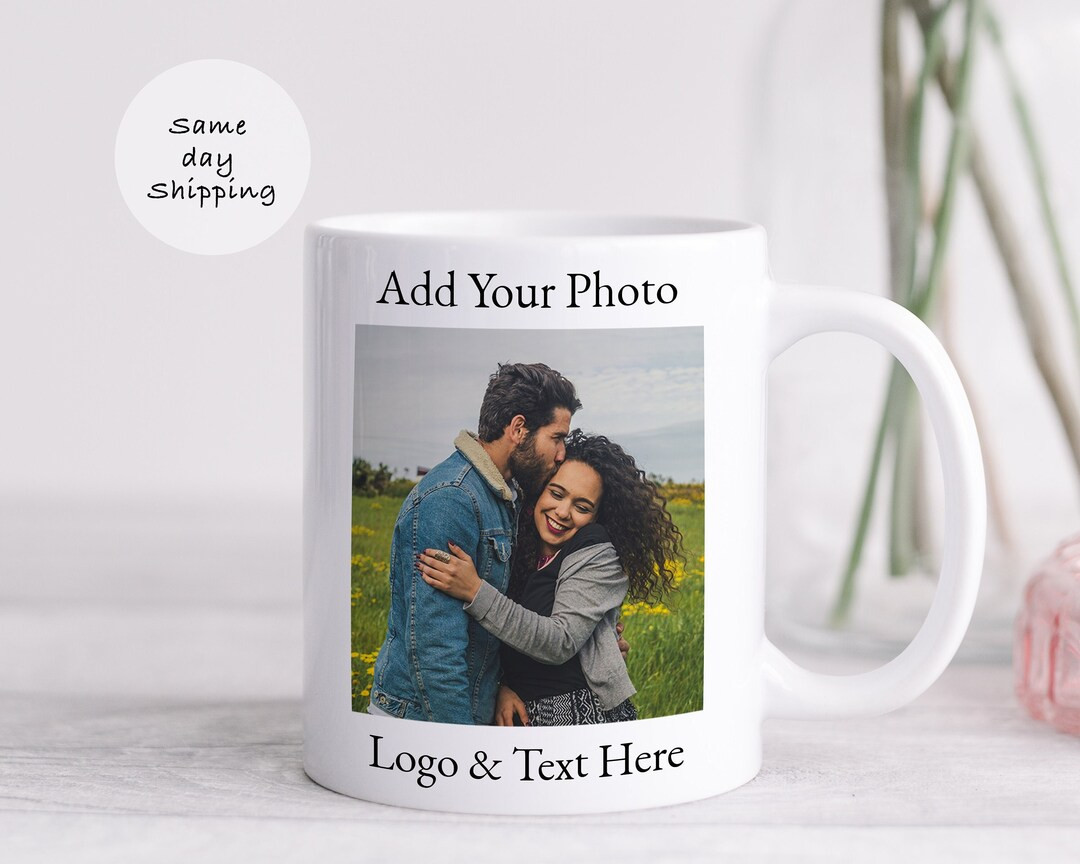 Personalized Photo Coffee Mug Birthday Gift, Custom Mug Gift for Mom, Anniversary Gift for Her/Him,  | Etsy (US)