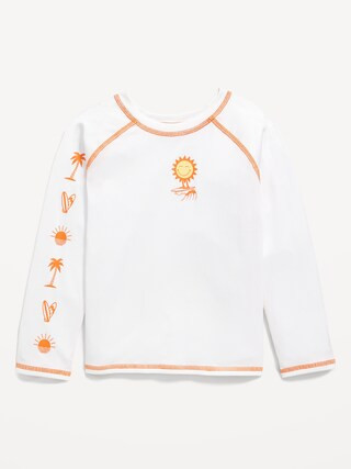 Long-Sleeve Graphic Rashguard Swim Top for Toddler Boys | Old Navy (US)