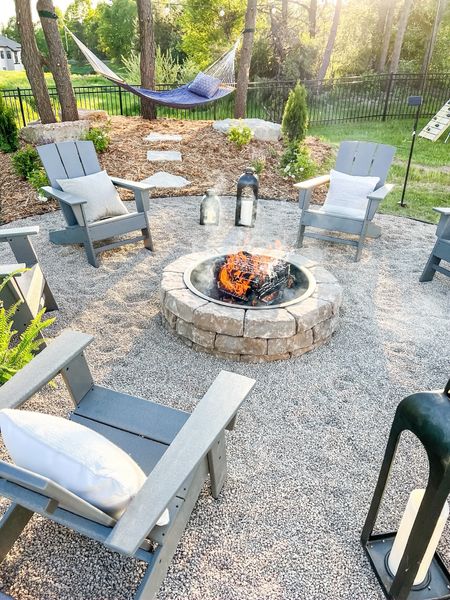 My favorite affordable polywood Adirondack chairs are back this year! Require zero maintenance! 
Outdoor Furniture - Firepit - Outdoor decor - Patio furniture - patio decor - porch furniture 

#LTKSeasonal #LTKhome