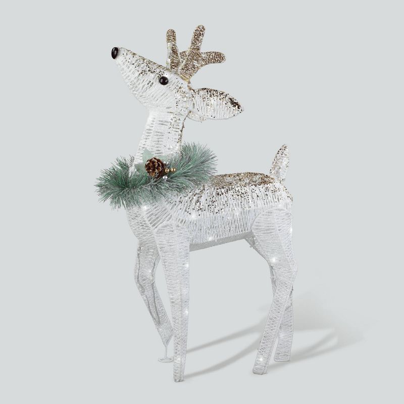 Philips LED Glitter String Deer Novelty Sculpture Light Pure White Twinkle | Target