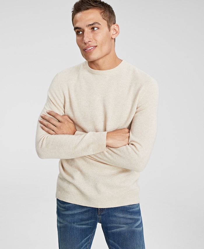 Cashmere Crew-Neck Sweater, Created for Macy's | Macys (US)