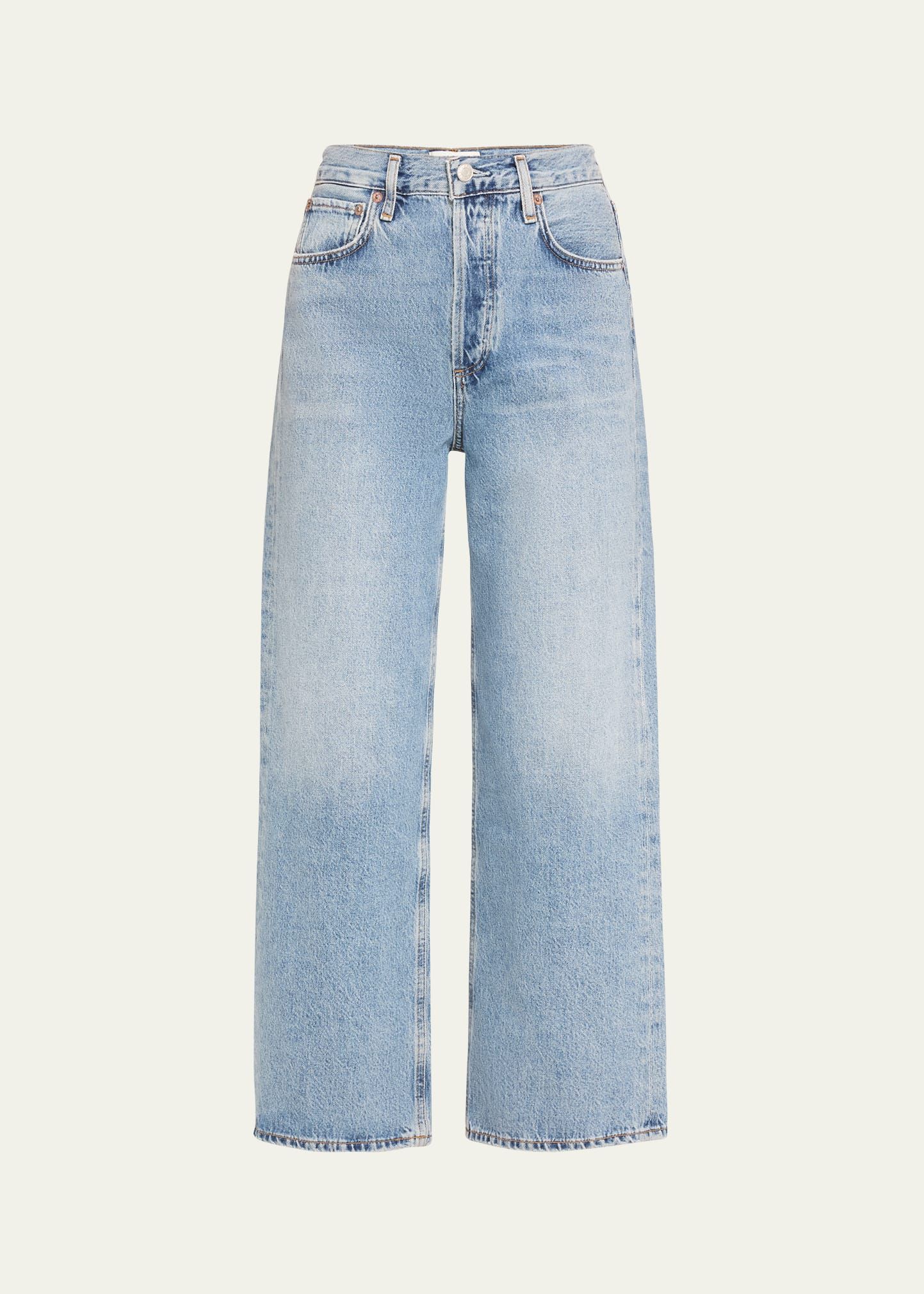 AGOLDE Ren Wide-Leg Crop Jeans | Bergdorf Goodman