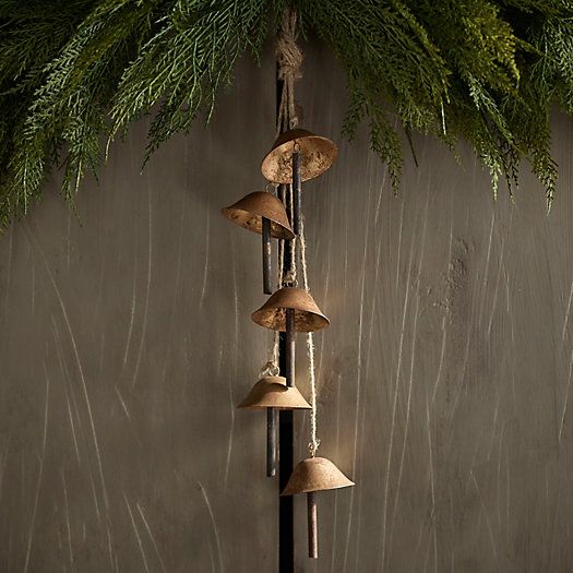 Hanging Metal Mushrooms, Long | Terrain