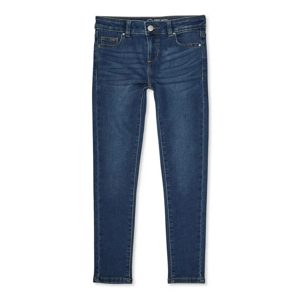 Wonder Nation Girls Kid Tough Super Skinny Jeans, Sizes 4-18 & Plus - Walmart.com | Walmart (US)