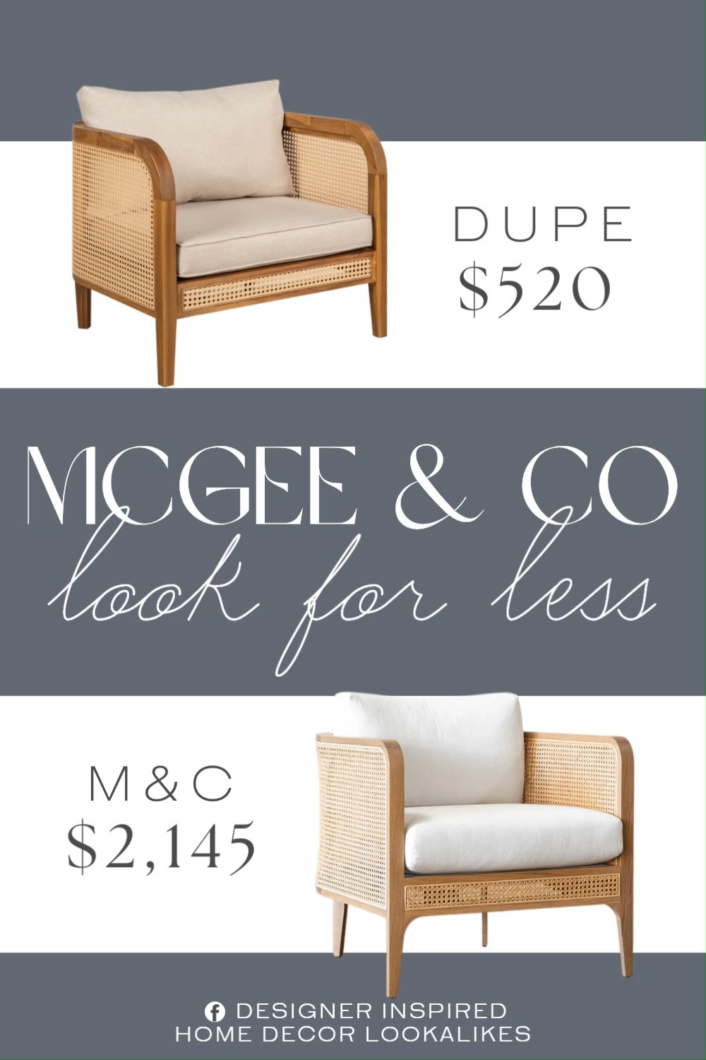 Inspired by McGee & Co Lounge Chair. Contemporary Rattan Chair. Coastal Outdoor Chair. Woven Lounge Chair. Cane Accent Chair. Natural Rattan Chair. Wicker Patio Chair. Modern Outdoor Seating. Statement Patio Chair. Woven Patio Chair with Cushions. 

Home more affordable option find copy cat similar look for less budget friendly affordable cheap cheaper beautiful pretty. Clearance sale coupon code discount code promo code luxury lookalike look a like Inspo inspiration inspired by idea ideas Love like these? I share multiple every day in my FB group.
#mcgeeandcoinspired #loungechair #wickerchair #outdoorchair #outdoorliving #patioinspo #furniturefinds #wovenchair  

 #LTKHome
