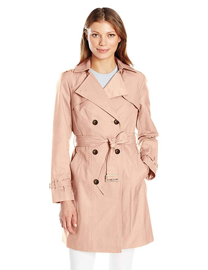 Cole Haan Women's Double Breasted Trench | Amazon (US)