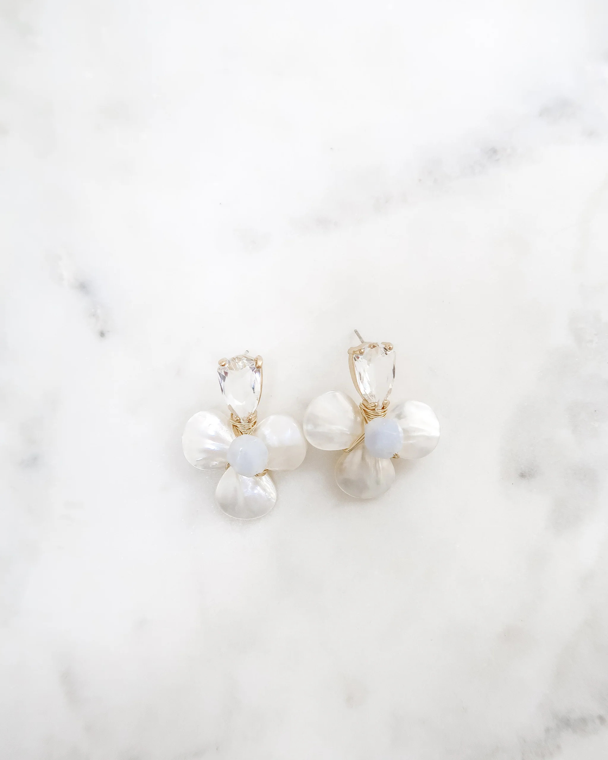 The Annabelle Earrings in Sky | SJ Bailey Co.