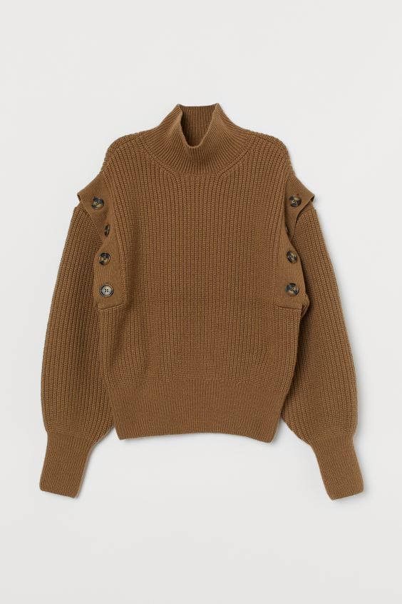 Rib-knit Wool-blend Sweater | H&M (US + CA)