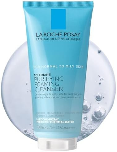 La Roche-Posay Toleriane Purifying Foaming Facial Cleanser, Oil Free Face Wash for Women & Men wi... | Amazon (US)