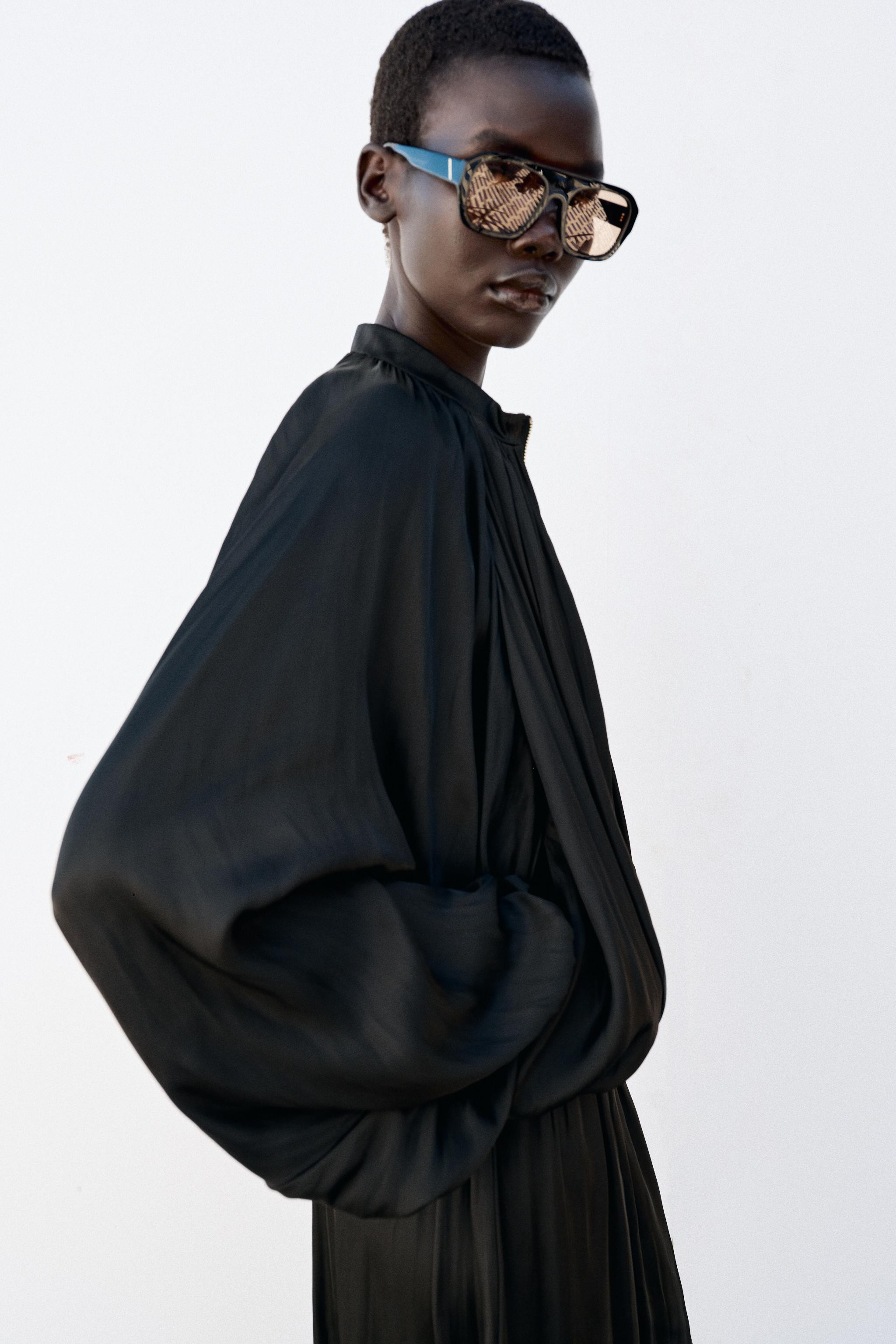 SATIN EFFECT BOMBER JACKET | Zara US