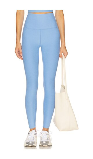 Spacedye Caught in The Midi High Waist Leggings in Flower Blue Heather | Revolve Clothing (Global)