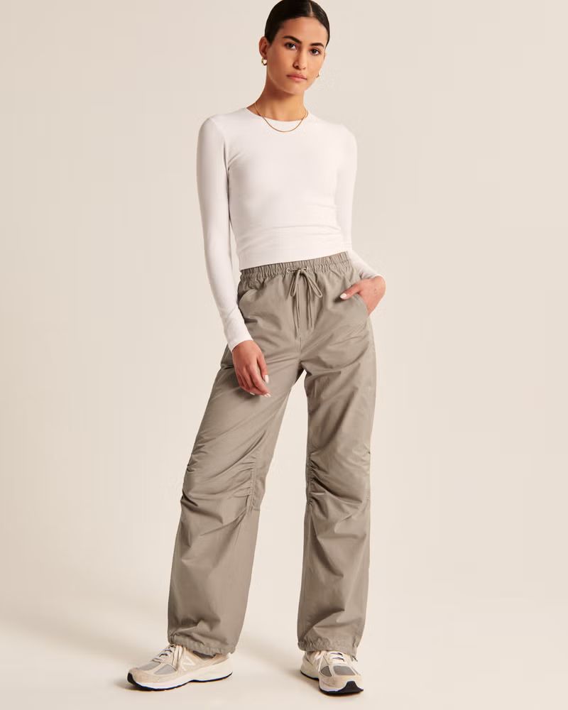 Women's Utility Parachute Pants | Women's Bottoms | Abercrombie.com | Abercrombie & Fitch (US)