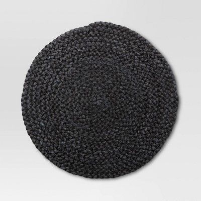 Maize Charger Placemat Black - Threshold&#8482; | Target